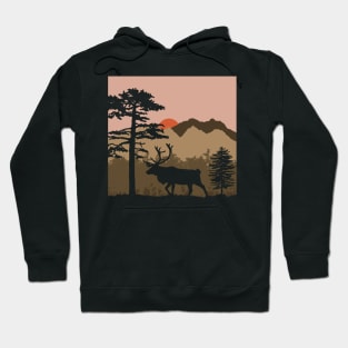 Caribou Sunset Hoodie